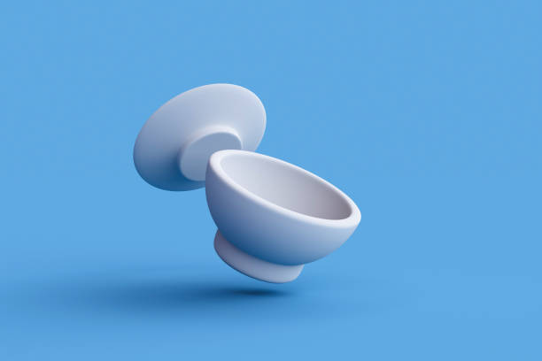 Blue, Empty Bowl, Blank, Bowl, Ceramics