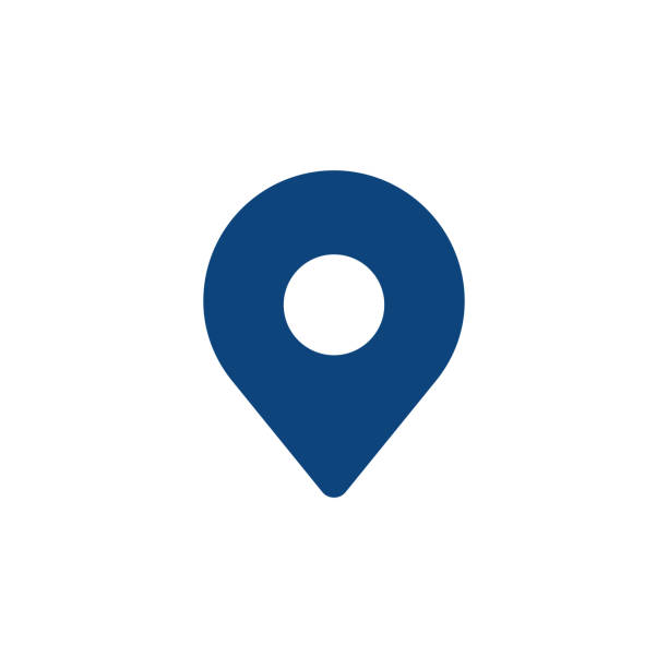 Location, navigation, map pin glyph icon. Solid icon that can be applied anywhere, simple, pixel perfect and modern style