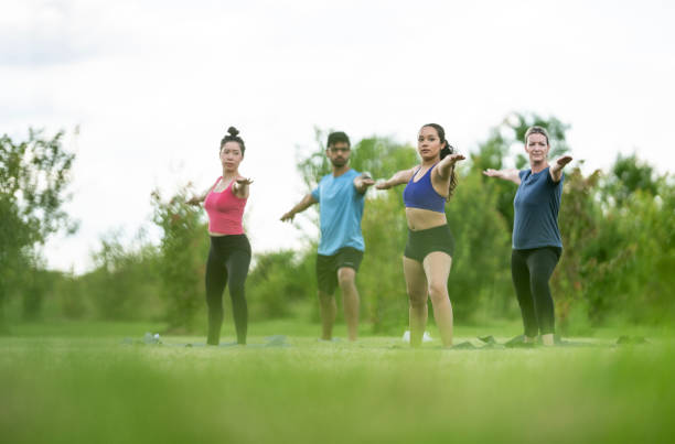 istock Outdoor Yoga 2162185591