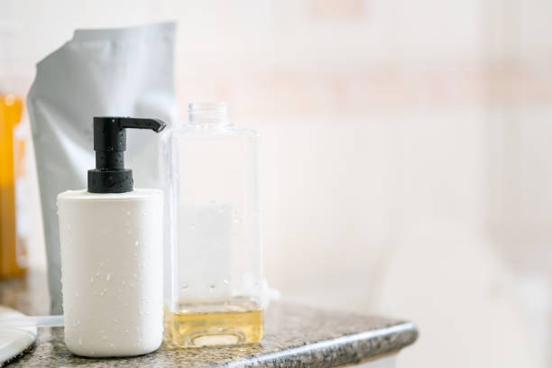 istock Refill to reduce plastic waste. soap or shampoo for refill. plastic bottles for refill liquid soap, shampoo and other products. Zero waste. Reuse reduce recycle concept. 2162186981