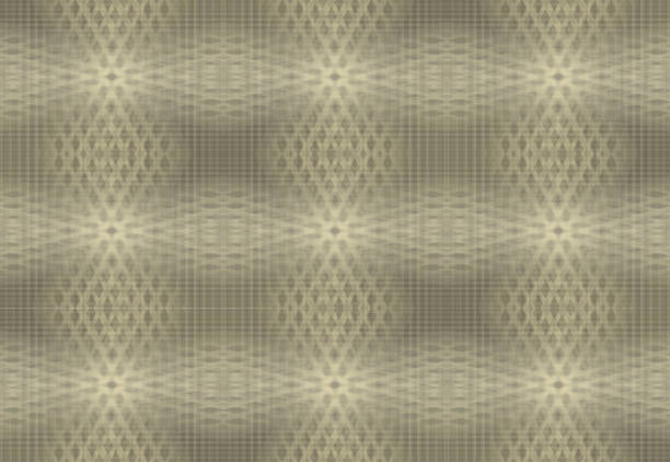 Grunge style argyle pattern background with stains and creases