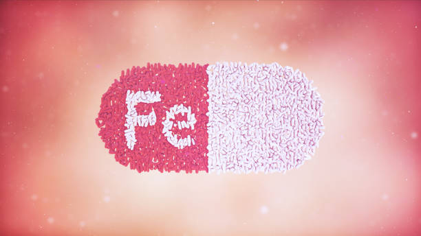 istock The symbol of vitamin C from capsule particles 2162190125
