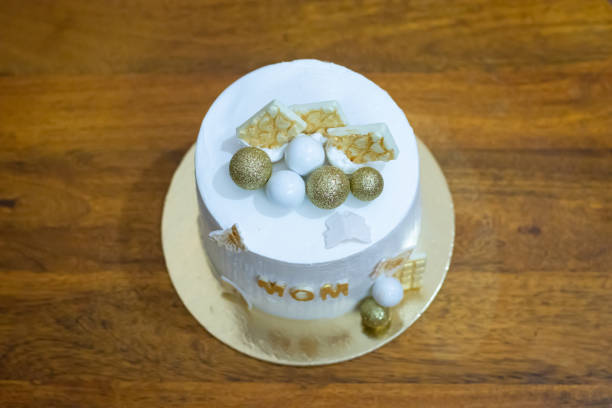 istock decorated white cake for mother birthday kept at table at indoor from different angle 2162191758