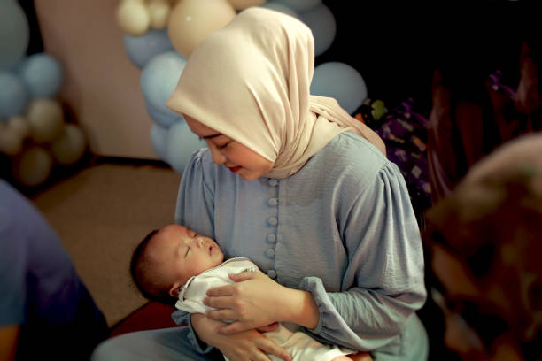 istock Young mother and the baby. 2162194753