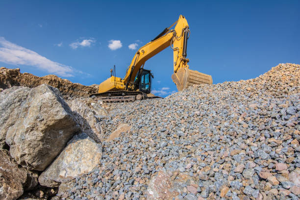 Heavy machinery for the construction