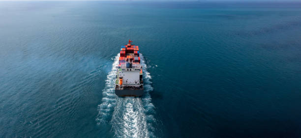 istock Aerial view container cargo ship sea freight shipping, Global business industry import export logistic transportation international by container cargo ship, Container cargo ship commercial industry freight shipping. 2162211193