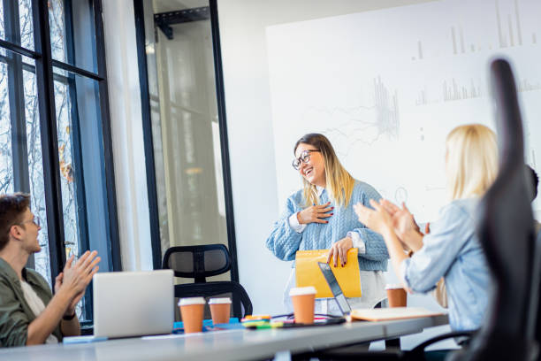 istock Diverse group of young people working on new project together in office. 2162217785