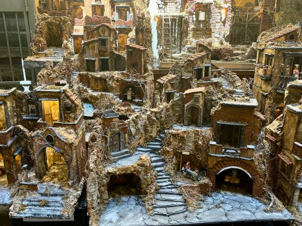 Italy - Napoli - San Gregorio Armeno - nativity scenes that we can see on this street