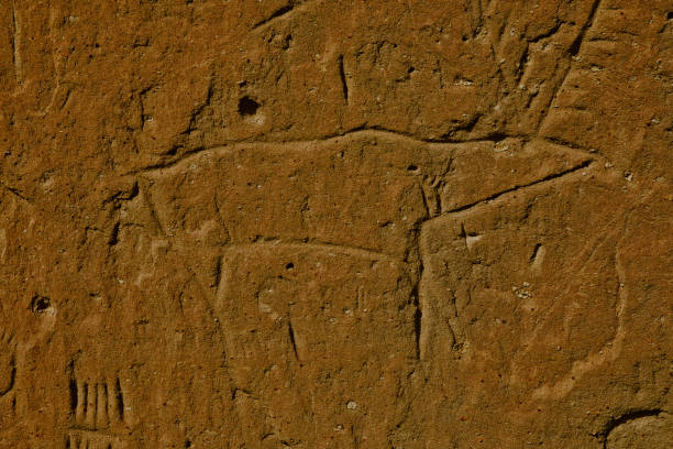 istock Rock Springs with White Mountain with Petroglyphs 2162222046