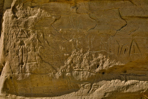 istock Rock Springs with White Mountain with Petroglyphs 2162222213