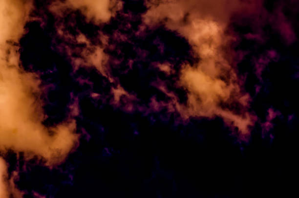 istock A dark sky with clouds and a red hue 2162223832