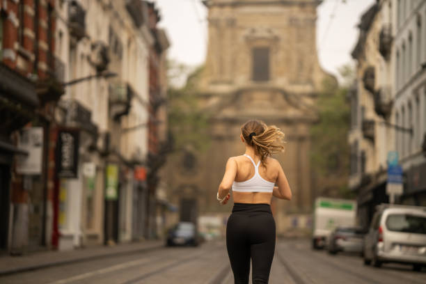 istock Jogging is part of her morning routine 2162228659