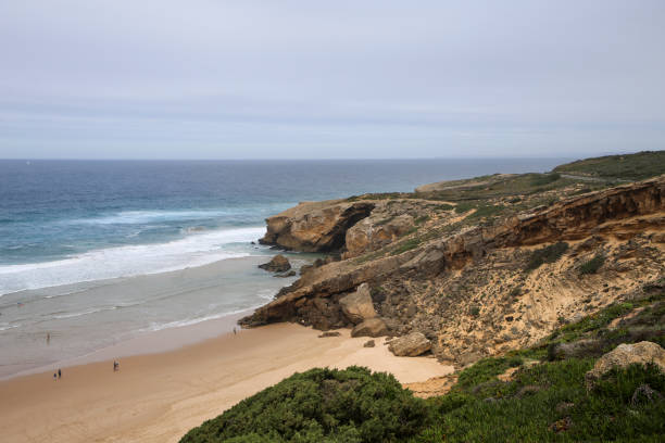istock Beautiful Monte Clerigo Beach on a cloudy day 2162229100
