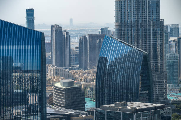 istock Skyscrapers in Dubai Financial District 2162229331