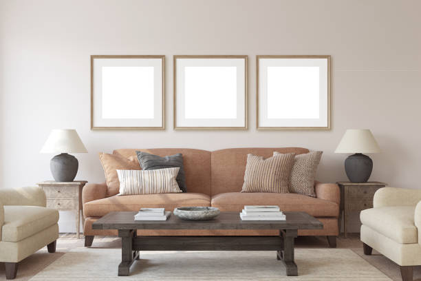 istock Beautiful living-room interior. 3d render. 2162233504