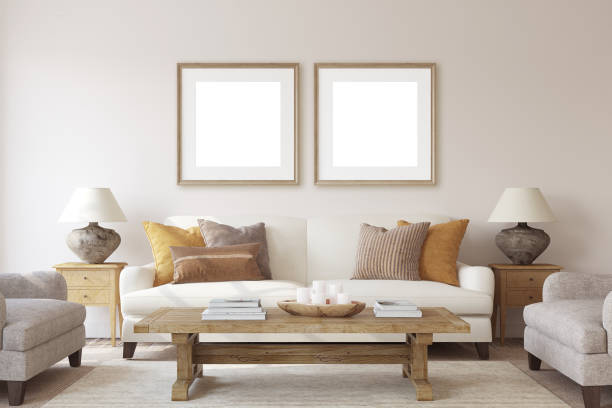 istock Beautiful living-room interior. 3d render. 2162233764