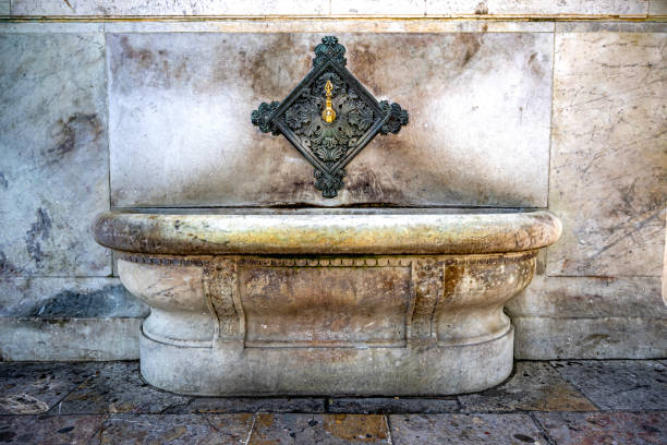 Traditional turkish faucet, detail