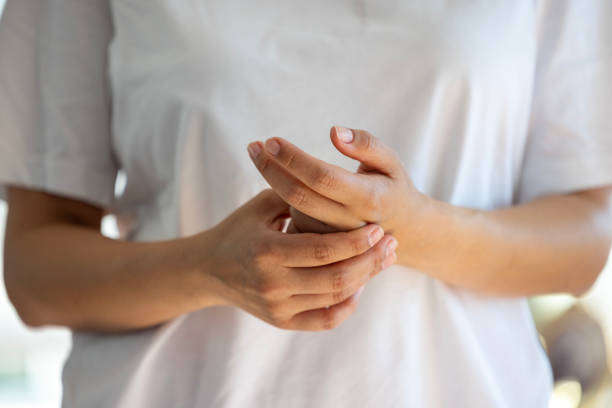 istock close-up of crack her knuckles 2162238601