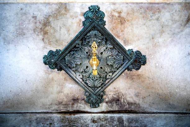 Traditional turkish faucet, detail