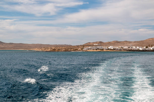 istock Island La Graciosa from a boat, Spain 2162243582