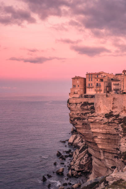 istock Dawn breaking over Bonifacio in Corsica 2162255135