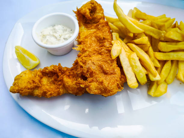 istock British, Traditional fish and chips and tartar sauce 2162265538