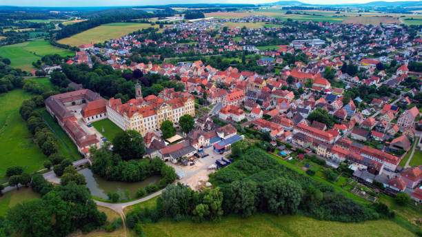istock Aerial view around the city Ellingen 2162268285