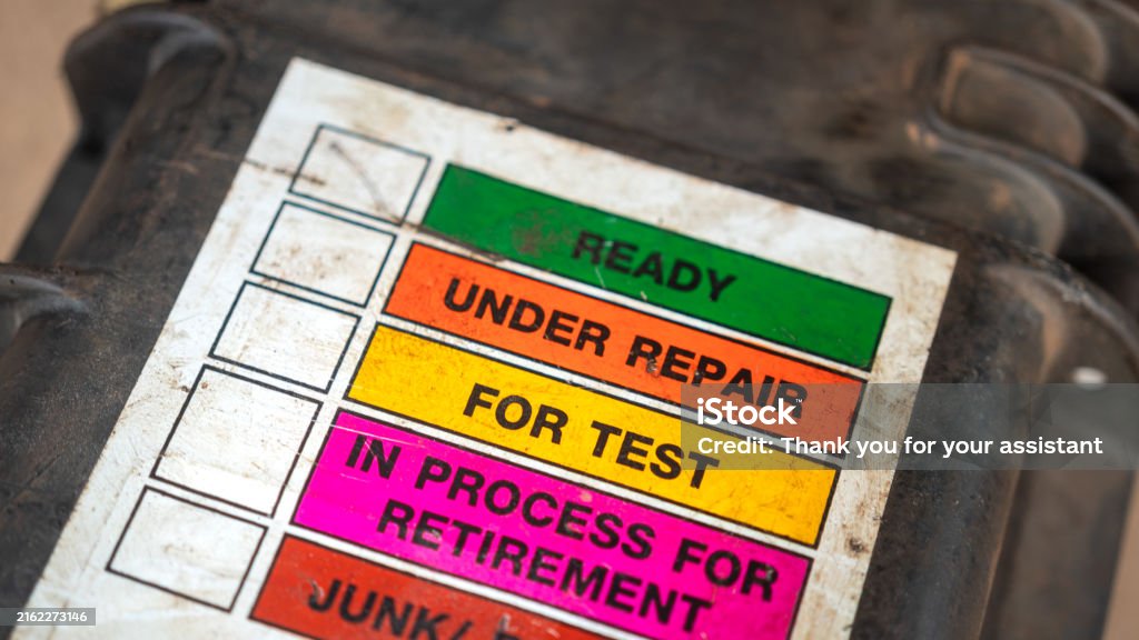 Tool Inspection Image Tool Inspection Checklist On The Toolbox Stock Photo - Download Image ...