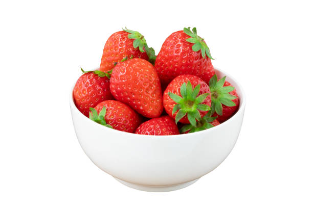 istock A Bowl of Strawberries in White Background 2162278495