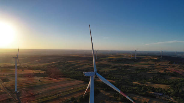 istock Wind Turbines at Dusk 2162290038