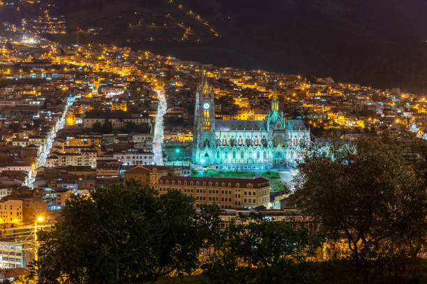 istock Basilica church at night 2162296928