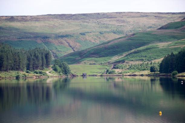 Dove stone reservoir rolling hills