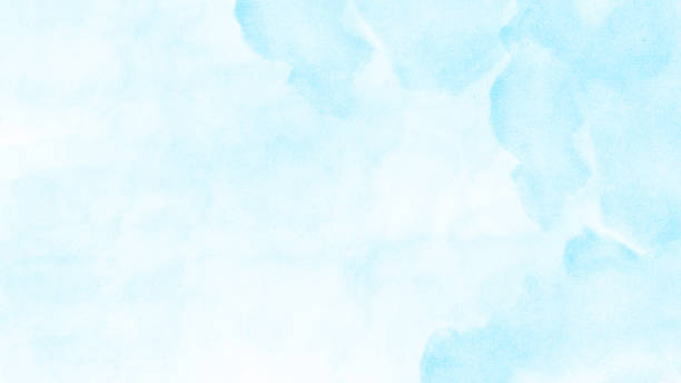 istock Abstract Watercolor Background Pastel Blue with Stipple Effect and Copy Space 2162317462