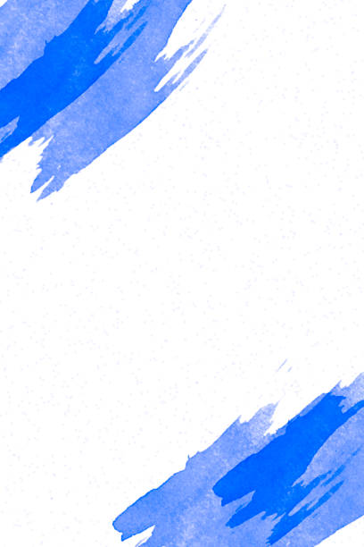 istock Watercolor Corners Background Blue 2162317484