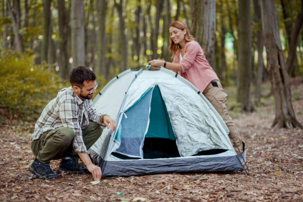 istock This spot is perfect to pitch the tent 2162319402