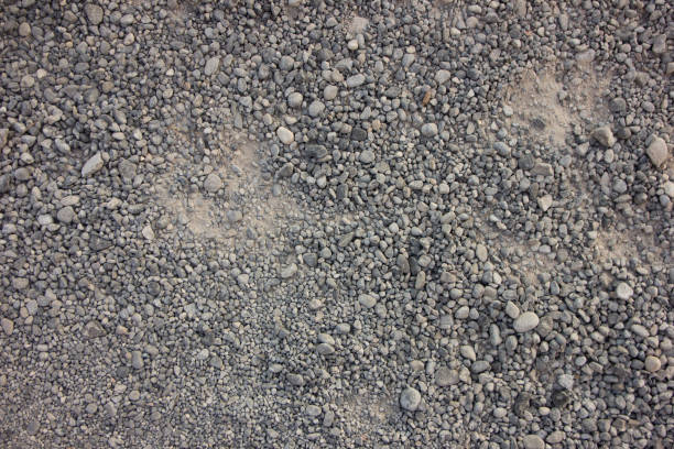 Rock-textured floor in the outdoors