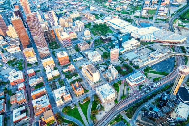 istock Downtown Dallas Aerial 2162324426