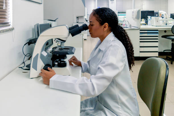 istock Woman working in a lab 2162327512