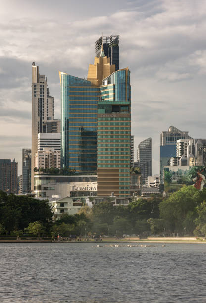 istock Cityscape office buildings with modern architecture. 2162329537