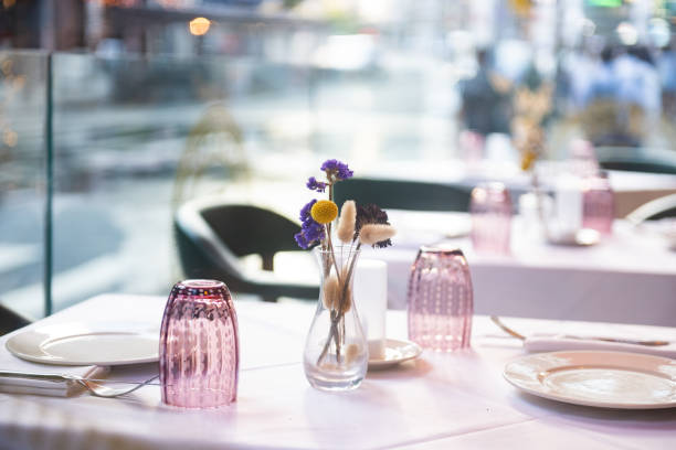 istock Tabletop in Soho Sidewalk Cafe in New York City 2162329683