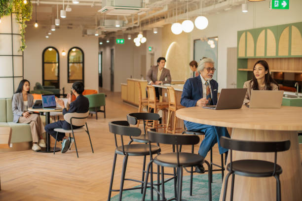 istock Business people working in a modern office space 2162338149