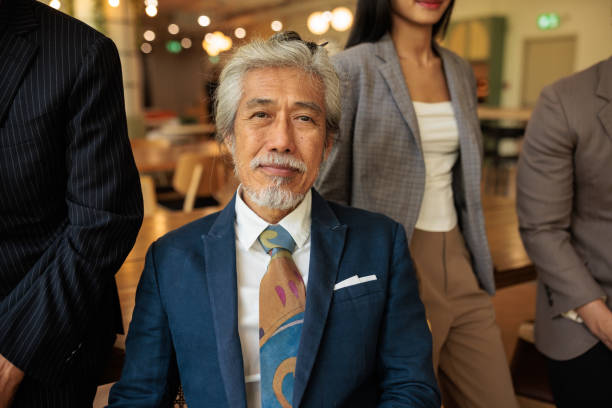 istock Elderly Thai businessman 2162340402