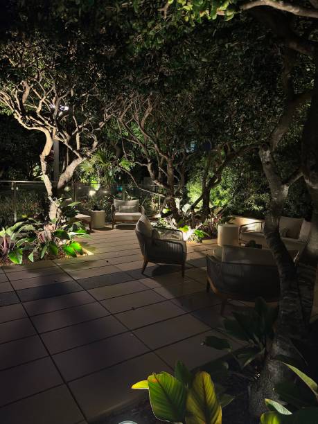 istock Outdoor night seating 2162342845