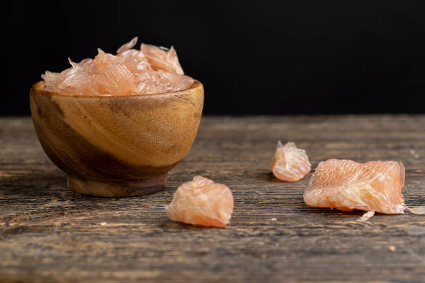 istock peeled citrus grapefruit without peel on the table 2162356511
