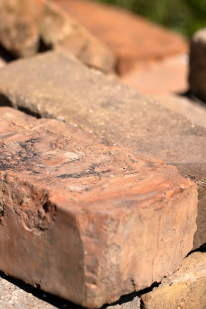 istock old used bricks made of red clay and other materials 2162356557