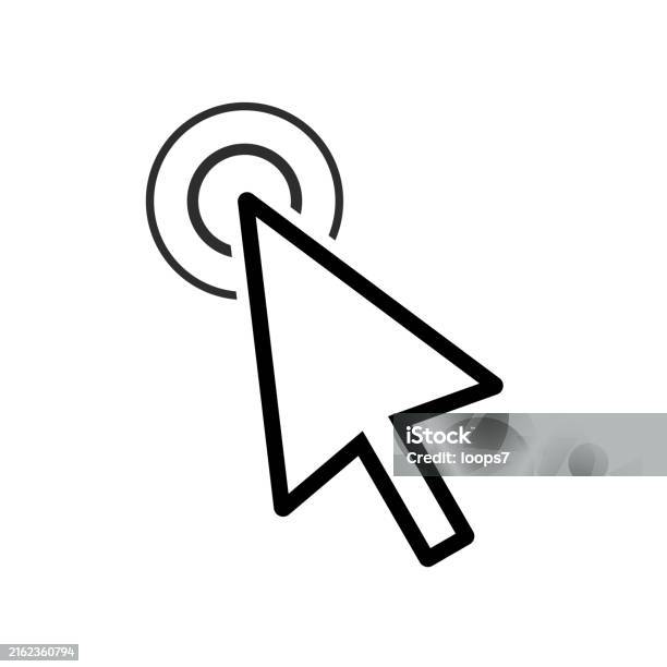 Computer Cursor Stock Illustration - Download Image Now - Arrow Symbol ...