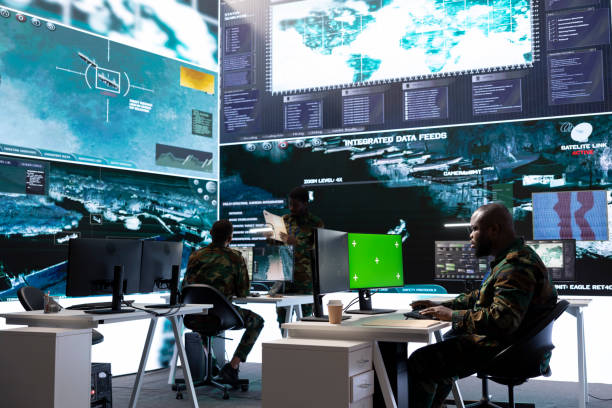 istock IT expert collecting real time information next to isolated chroma key screen 2162363409