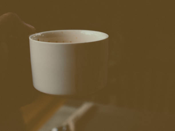 Close-Up Of Coffees Served On Table
