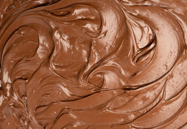 istock Melt Chocolate Texture Background, Chocolate Sauce Pattern, Cocoa Hazelnut Cream, Textured Chocolate 2162366966