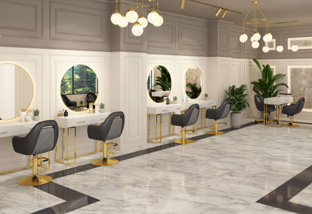 istock Designed modern women's hair salon 2162367716
